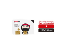 Muatkan gambar ke penampil Galeri, Ninja Van Malaysia Flyer with pocket - S size - Courier Bag - Flyer Courier