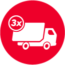 3 Delivery attempts