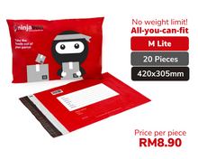 Load image into Gallery viewer, 20 Pieces Ninja Packs Bundle M Lite size