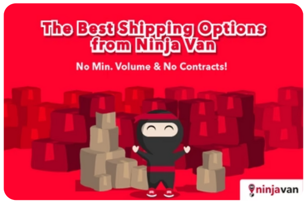 Attention Sellers! Here are 2 Shipping Options from Ninja Van For You