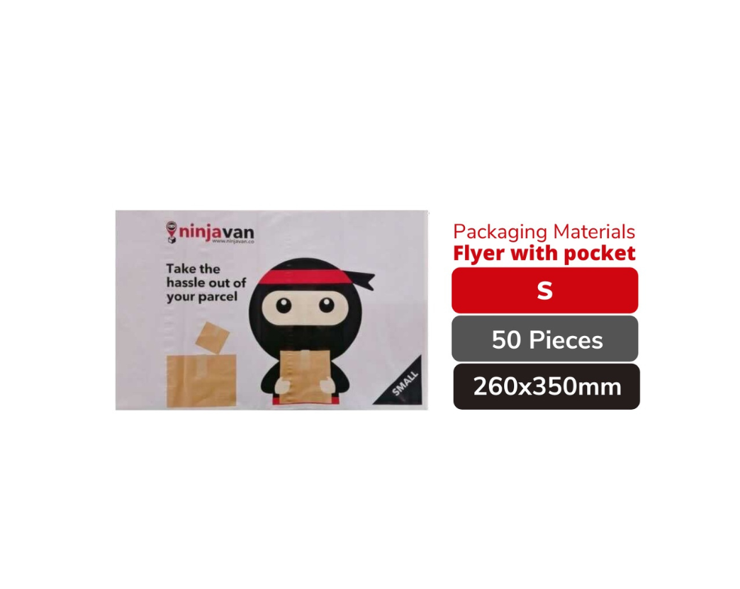 Ninja Van Malaysia Flyer with pocket - S size - Courier Bag - Flyer Co