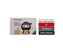 Muatkan gambar ke penampil Galeri, Ninja Van Malaysia Flyer with pocket - S size - Courier Bag - Flyer Courier