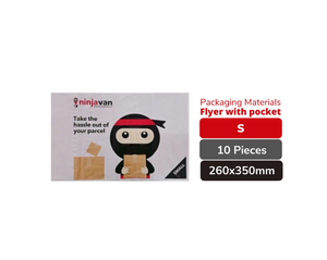 Ninja Van Malaysia Flyer with pocket - S size - Courier Bag - Flyer Courier
