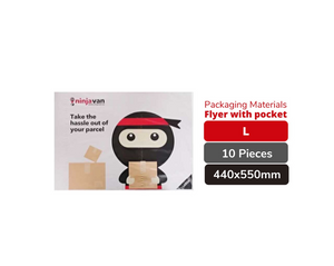 Ninja Van Malaysia Flyer with pocket - L size - Courier Bag - Flyer Courier