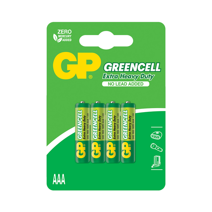 GP Batteries AAA 4s