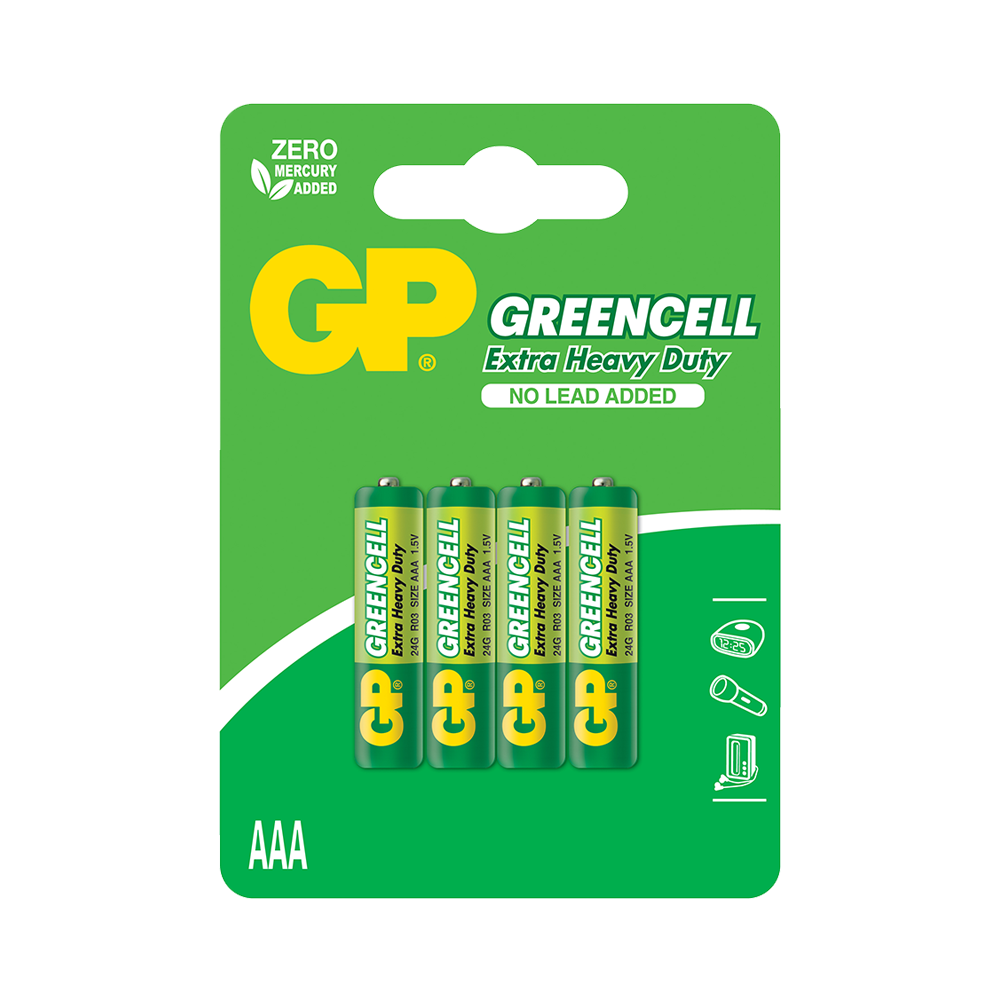 GP Batteries AAA 4s