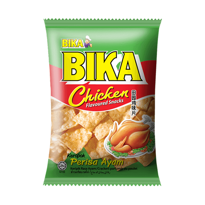 Bika Chicken Flavoured Snacks (12G X 30s)