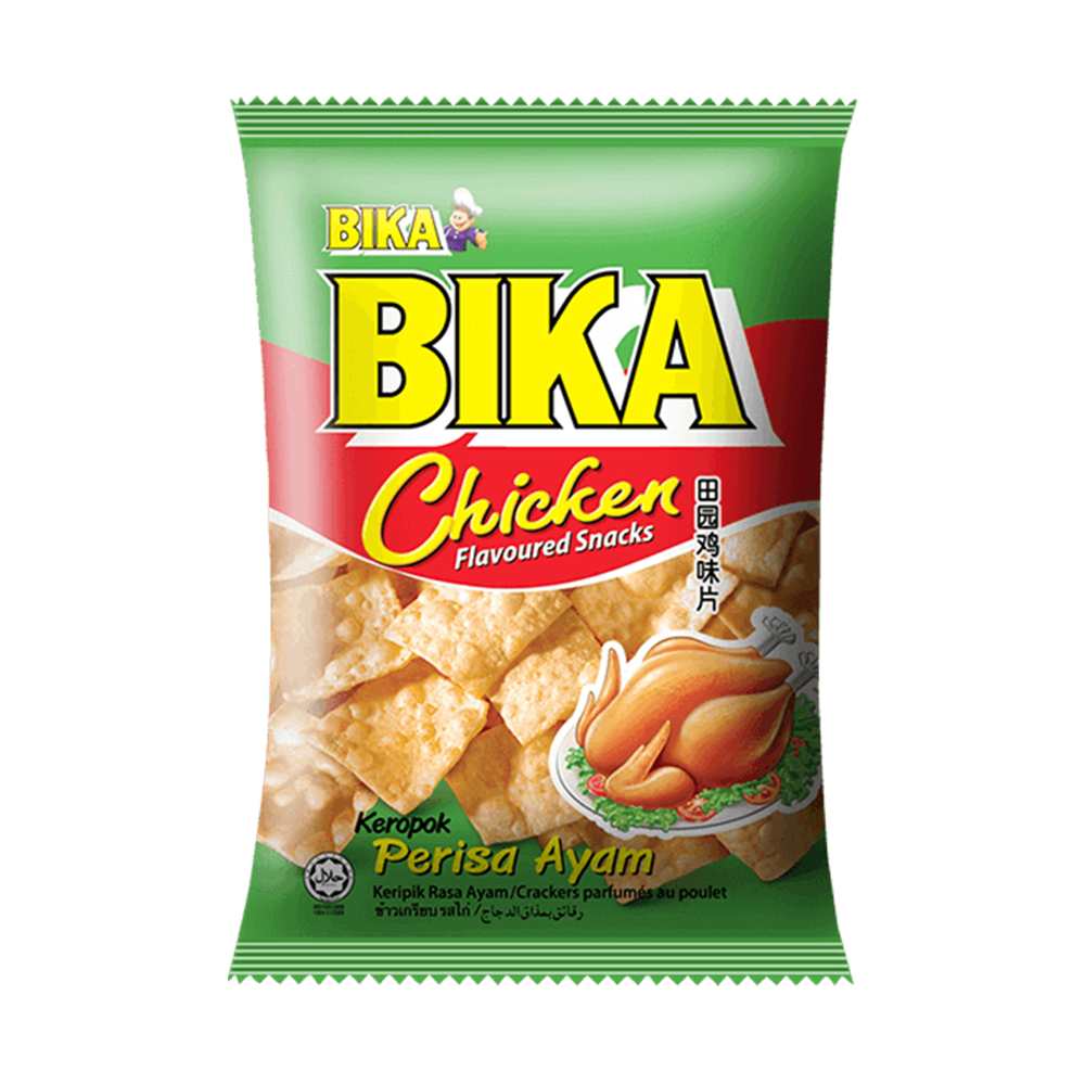 Bika Chicken Flavoured Snacks (12G X 30s)