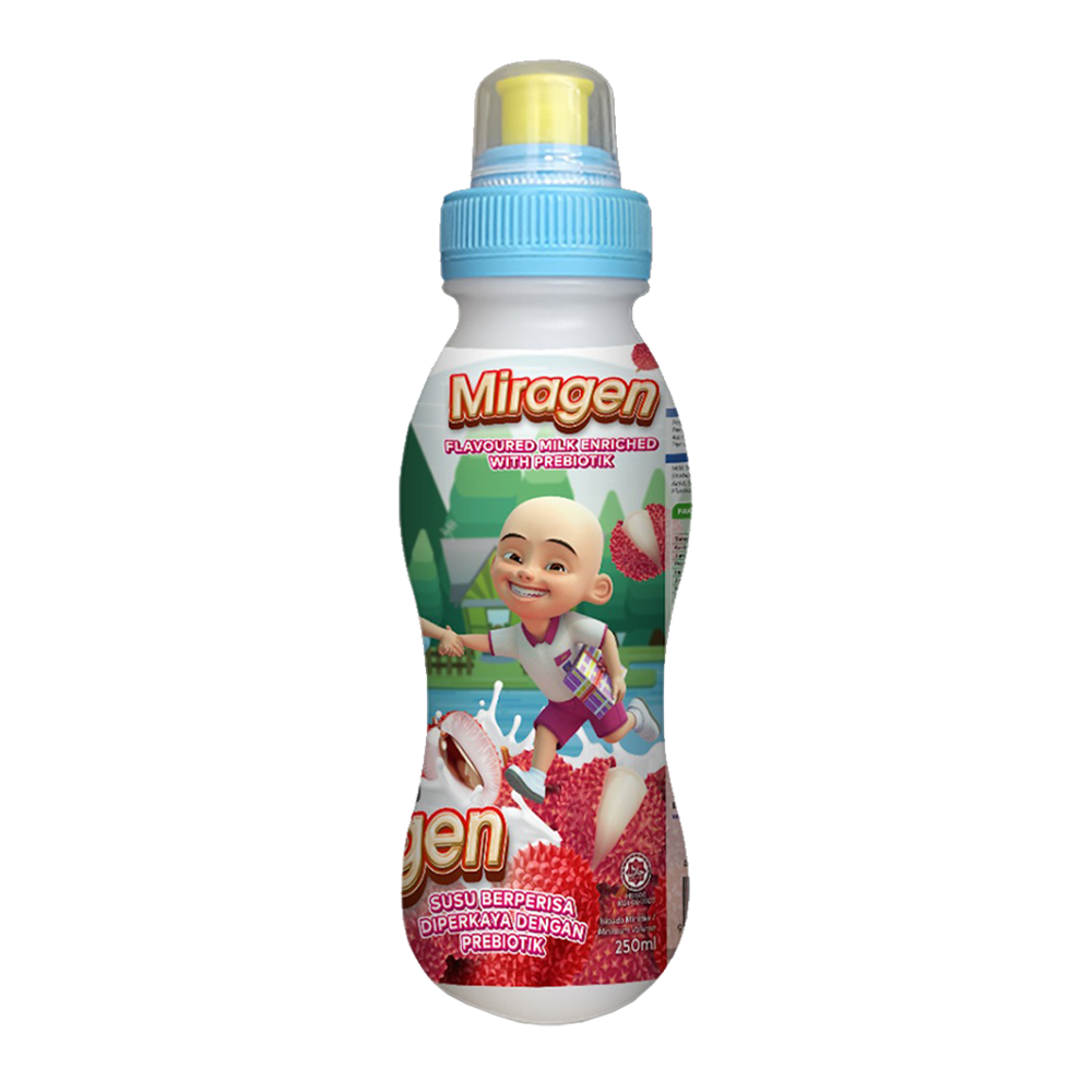 Miragen Prebiotic Lychee Flavoured Milk 250ml