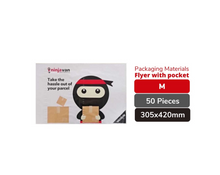 Muatkan gambar ke penampil Galeri, Ninja Van Malaysia Flyer with pocket - M size - Courier Bag - Flyer Courier