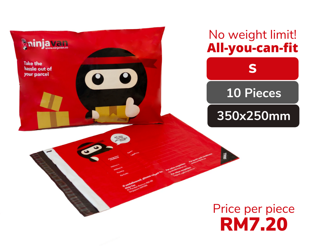10 Pieces Ninja Packs Bundle S size