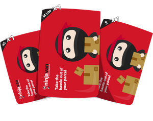 Ninja Trial Pack (3 in 1) - Prepaid Polymailer saiz XS, S dan M Lite