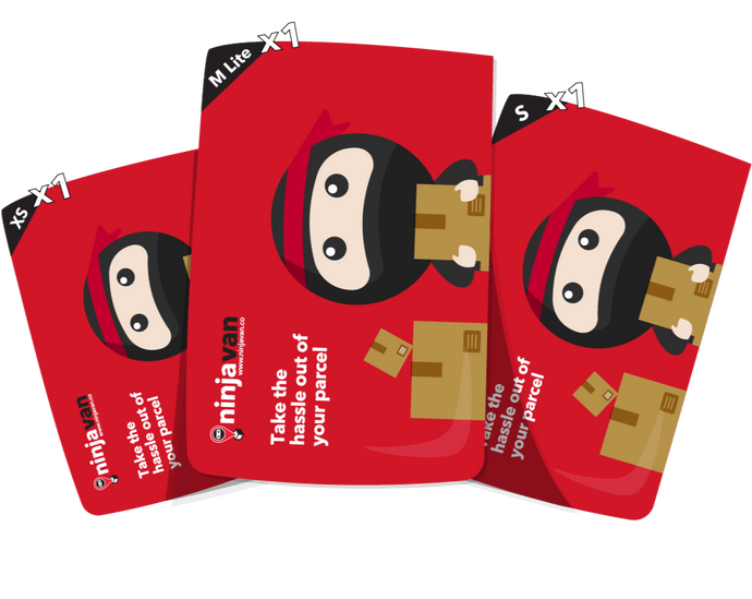 Ninja Trial Pack (3 in 1) - Prepaid Polymailer XS, S and M Lite size